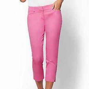 NYC 7TH AVENUE SLIM STRAIGHT CROP CAPRI STRETCH